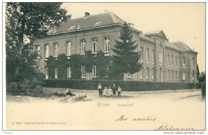 Bilzen - Hospitaal - 1905 ( Verso Zien ) - Bilzen