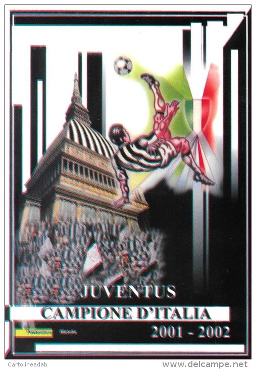 [DC0527] CARTOLINEA - JUVE - JUVENTUS 2001/2002 - TORINO CAPITALE DEL CALCIO - Calcio