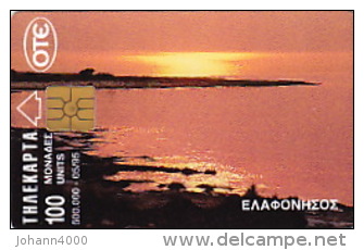 Telefonkarte Griechenland  Chip OTE   Nr.134   1995  2109  Aufl.  500.000 St. Geb. Kartennummer   142906 - Griechenland