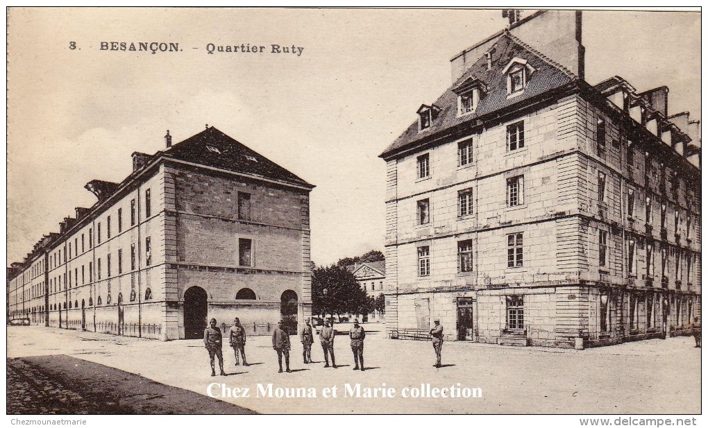 CPA MILITAIRE BESANCON QUARTIER RUTY 607 - Kasernen