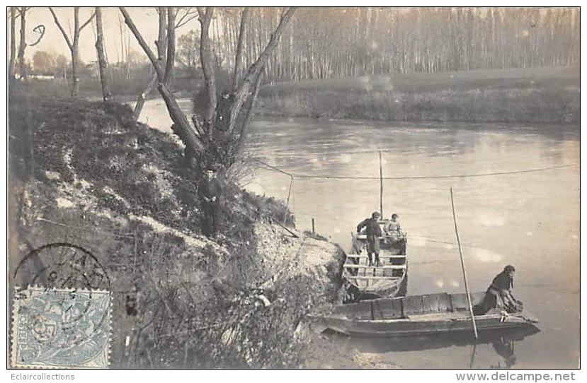 Ay  En Champagne..  51 ( Cachet De La Poste )  Pêche A La Ligne  Carte Photo - Ay En Champagne