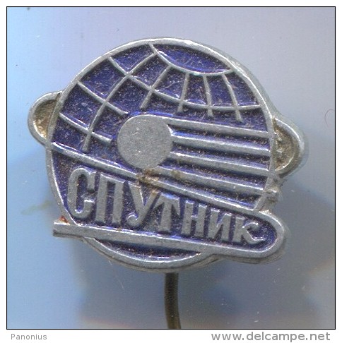 Space, Cosmos, Spaceship, Space Programe - SPUTNIK, Pin, Old Badge,  Russia, Soviet Union - Espacio