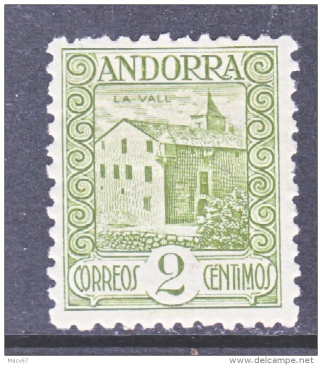 SPANISH  ANDORRA  13   * - Unused Stamps