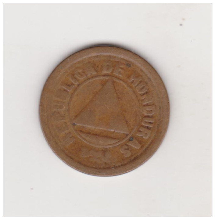 HONDURAS KM71  2 CENTAVOS 1920 BRONZE NICE COIN - Honduras