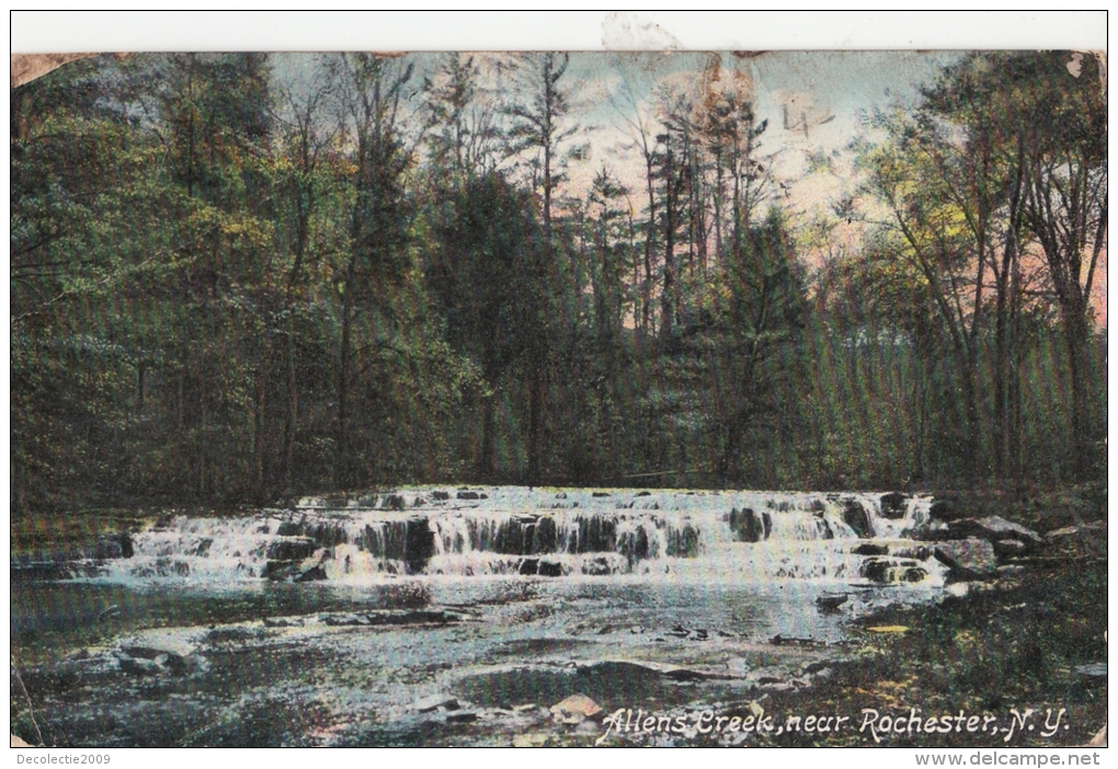BF19001 Allens Creek Near Rochester New York USA Front/back Image - Rochester