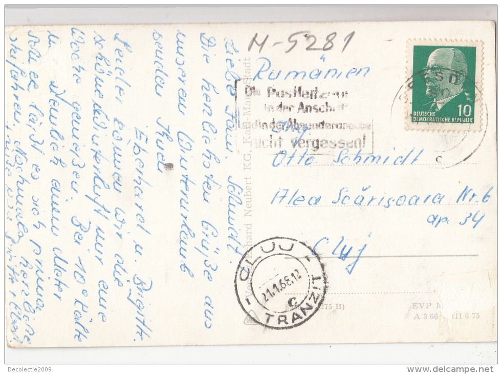 N5281 Schelerhau Erzgeb  Germany Front/back Image - Schellerhau