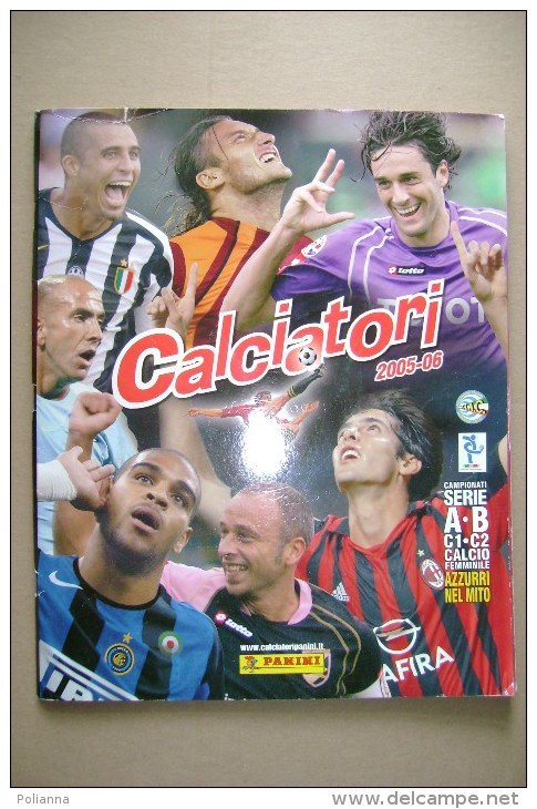 PCH/81 Album Figurine Calcio Panini CALCIATORI 2005/06 - Vuoto - Edizione Italiana