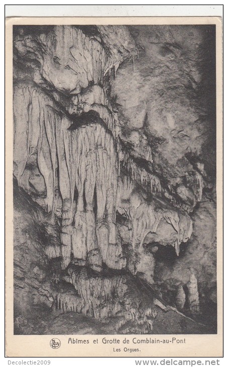 BF19270 Les Orgu Abime Et Grottes De Comblain Au Pont  Belgium  Front/back Image - Comblain-au-Pont