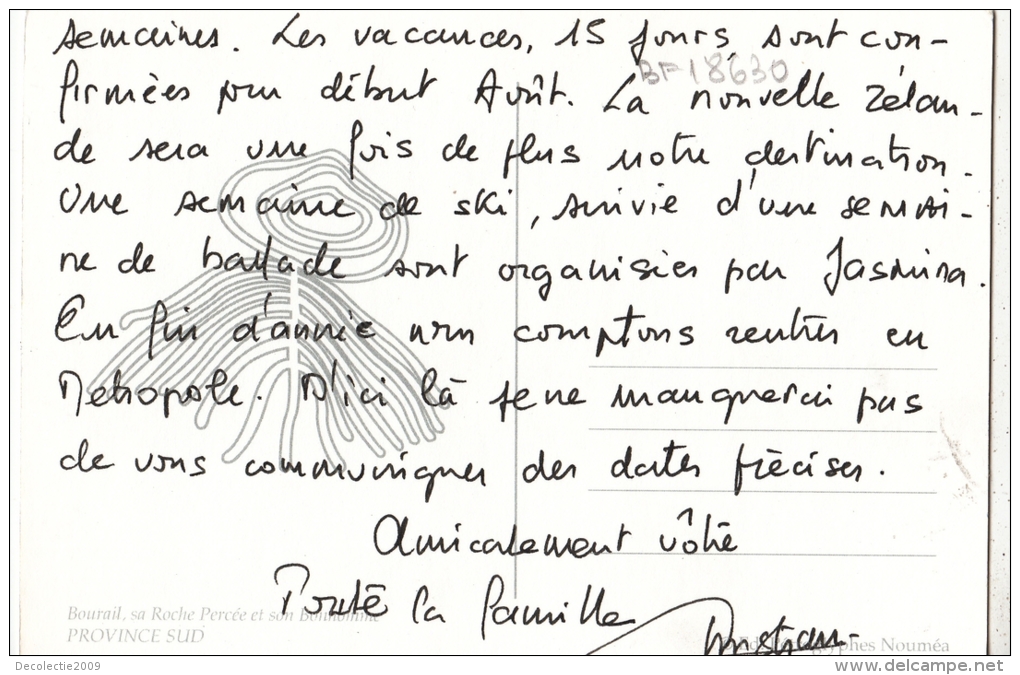 BF18630 Bourail New Caledonia Terre De Contrastes  Front/back Image - Nouvelle-Calédonie