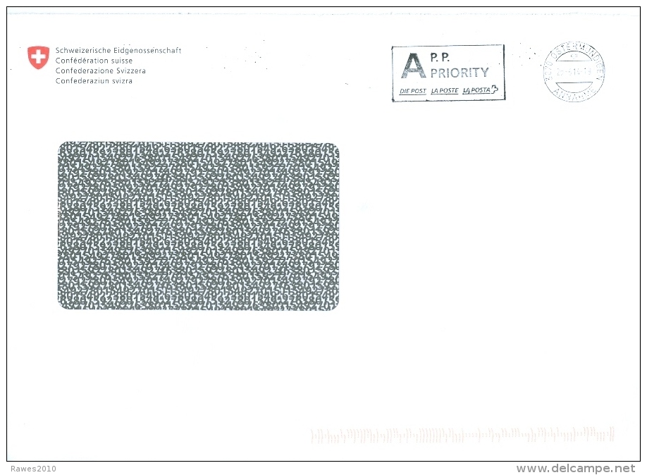 Schweiz Ostermundigen Annahme TGST 2014 Schweizer Eidgenossenschaft Wappen - Cartas & Documentos