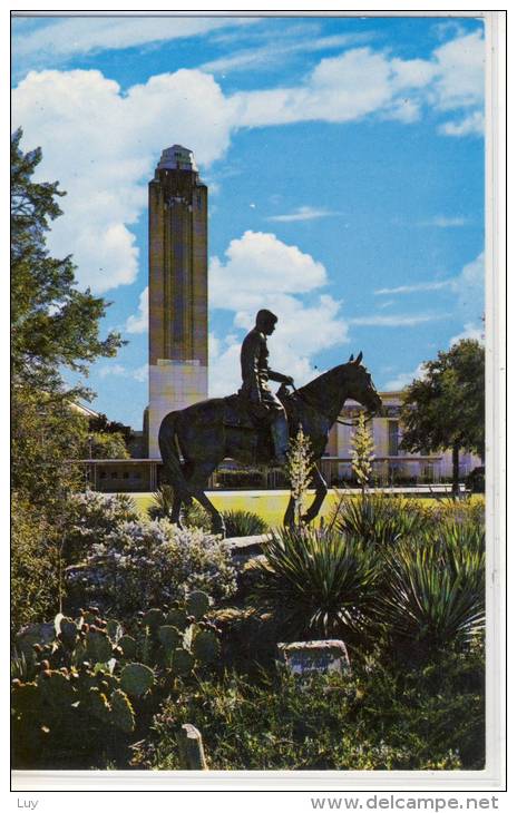 CHEVAL, HORSE, PFERD -  Statue Of The "World's Best Loved Cowboy" - Fort Worth