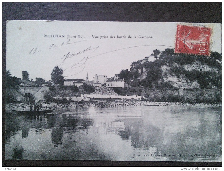 MEILHAN SUR GARONNE - 47 - VUE PRISE DES BORDS De La GARONNE - VAN - - Meilhan Sur Garonne