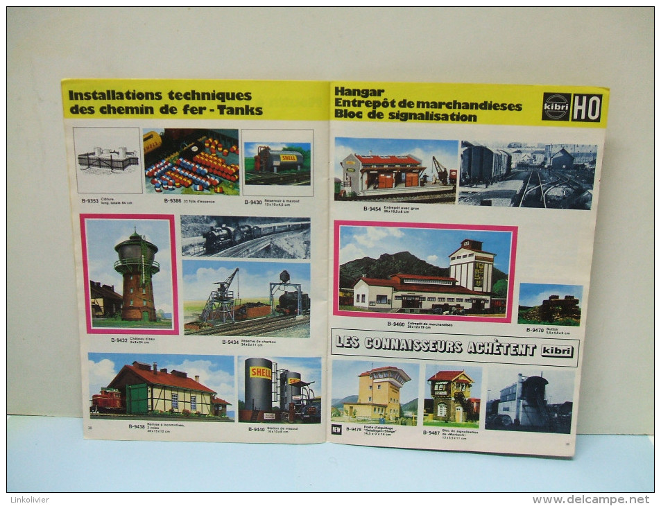 CATALOGUE KIBRI 1974 / 1975 Accessoires de Chemin de Fer HO + N