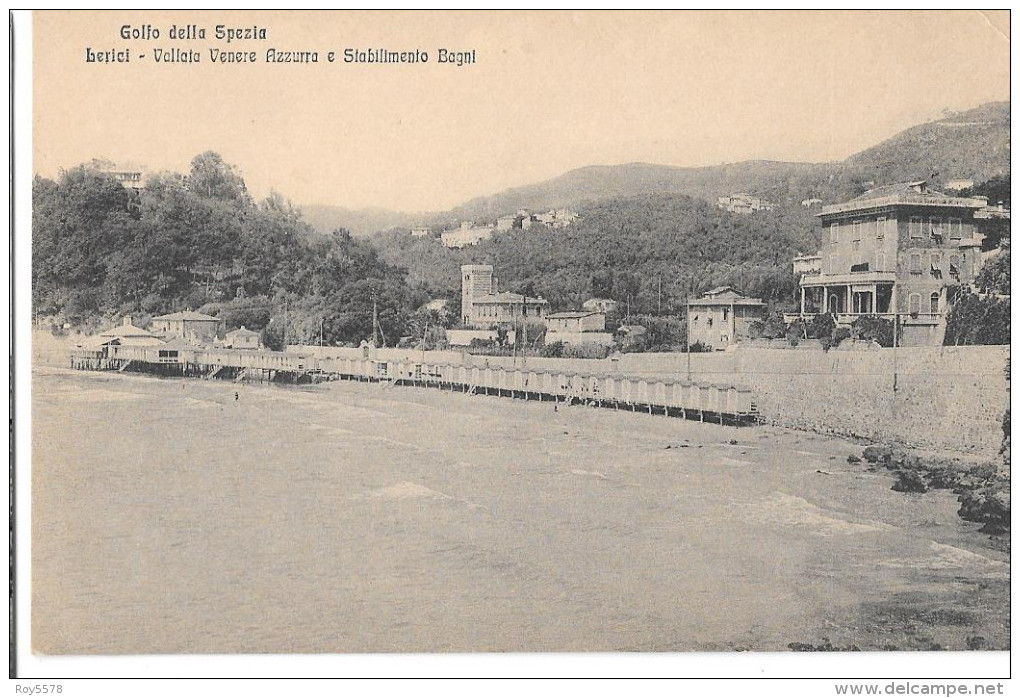 LIGURIA-LA SPEZIA- LERICI GOLFO DELLA SPEZIA STABILIMENTO SPIAGGIA - La Spezia