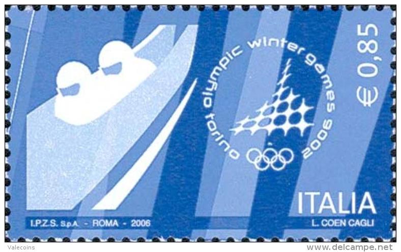 # ITALIA ITALY - 2006 - Torino Winter Olympic Games - Bob - Stamp MNH - Hiver 2006: Torino