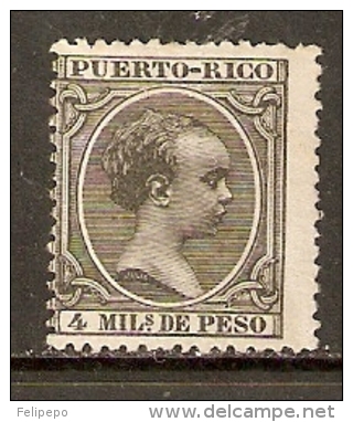 PUERTO RICO 1890 EDIFIL 74* - Puerto Rico