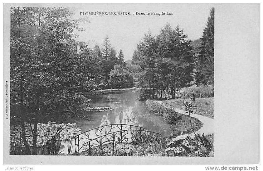 Plombières Les Bains     88   Dans Le Parc, Le Lac - Plombieres Les Bains