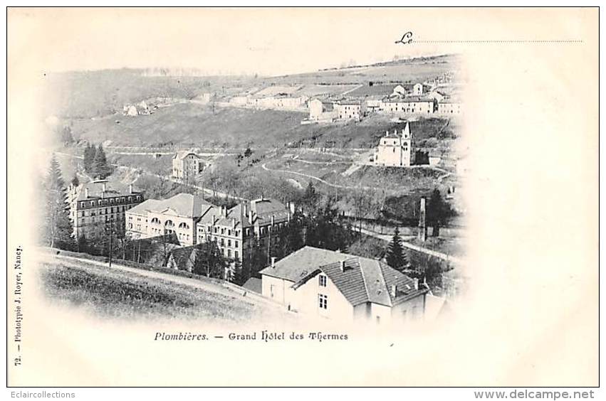 Plombières Les Bains     88    Hôtel Des Thermes - Plombieres Les Bains