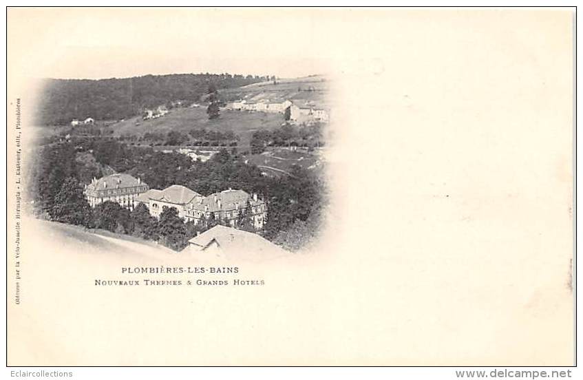 Plombières Les Bains     88    Hôtels Des Thermes - Plombieres Les Bains