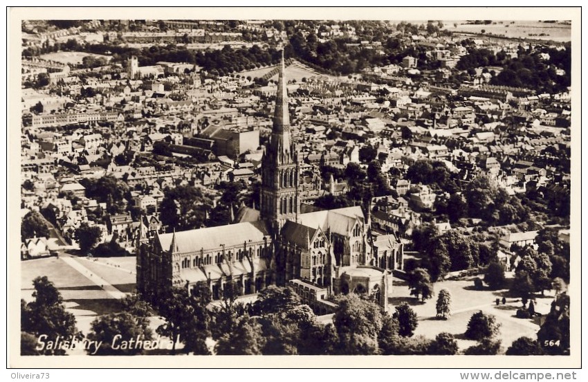 SALISBURY. Cathedral  - 2 Scans - Salisbury