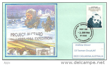 Traité Antarctique.    FDC De La Base Davis - Antarktisvertrag