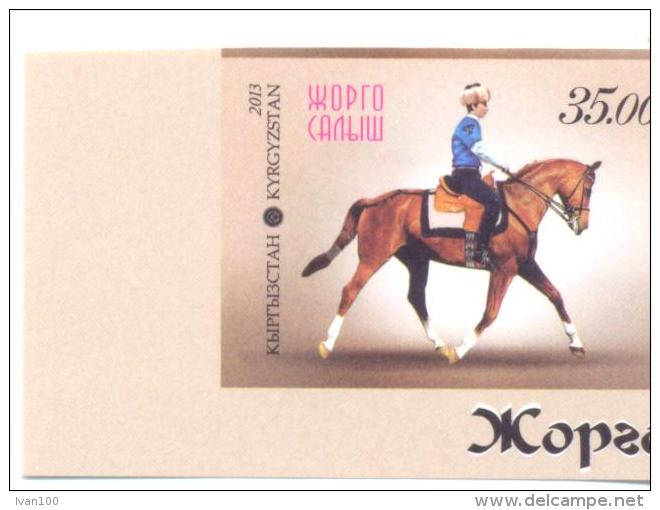 2013. Kyrgyzstan, National Sport, Horse, 1v  IMPERFORATED, Mint/** - Kirghizistan