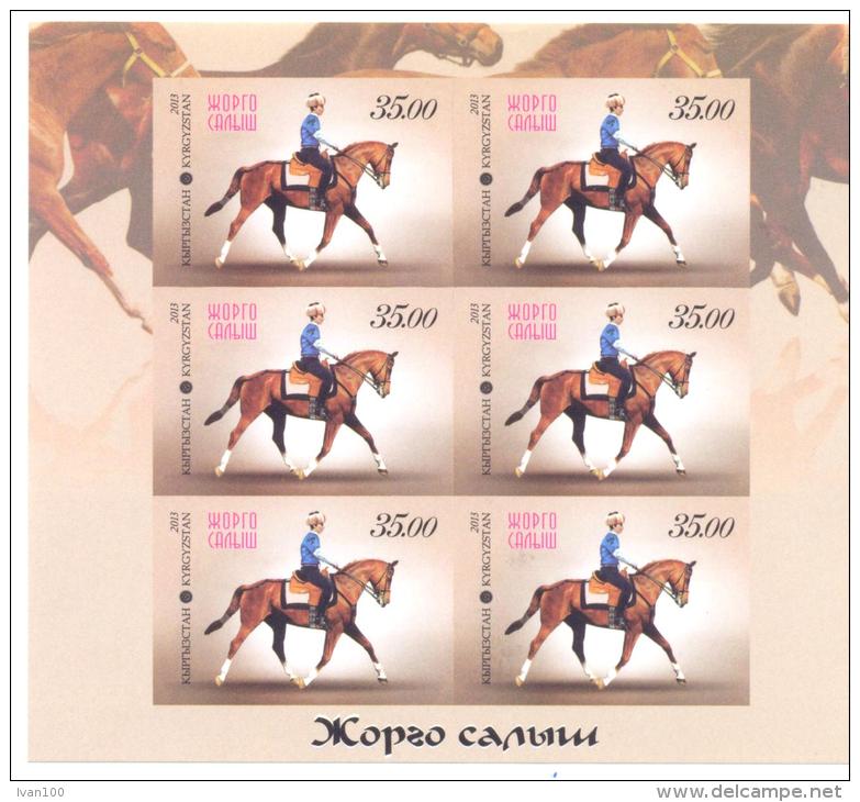 2013. Kyrgyzstan, National Sport Games, Sheetlet IMPERFORATED,  Mint/** - Kirghizistan