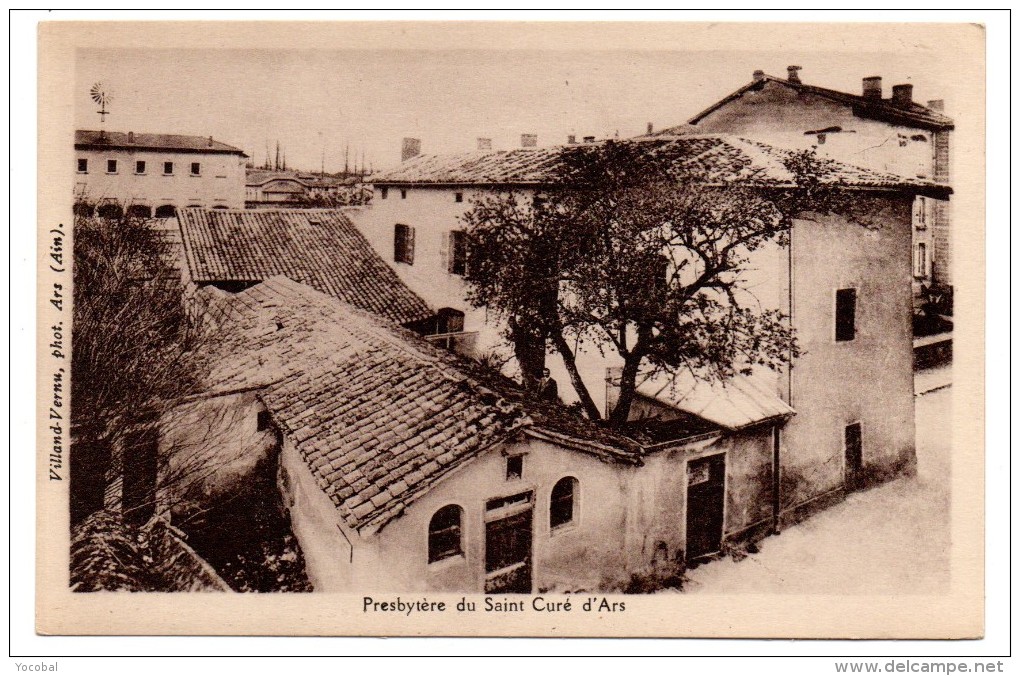 CP, 01, ARS, Presbytère Du Saint Curé D'Ars, Vierge - Ars-sur-Formans