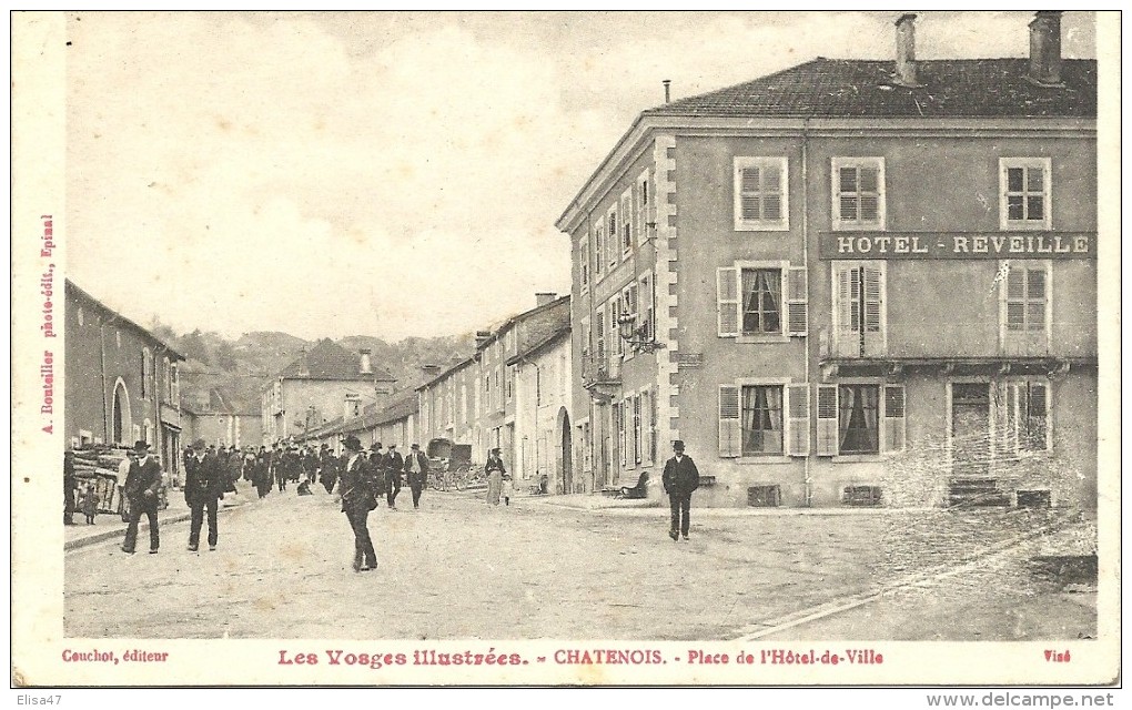 88   CHATENOIS   PLACE  DE  L  HOTEL  DE  VILLE - Chatenois