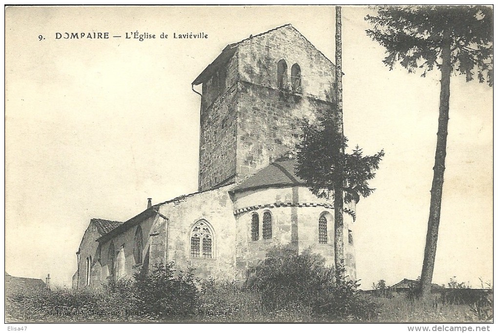 88 DOMPAIRE   L  EGLISE  DE   LAVIEVILLE - Dompaire