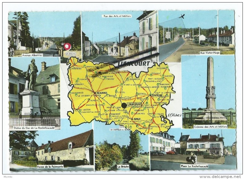 CPM - Liancourt 8 Vues - Liancourt