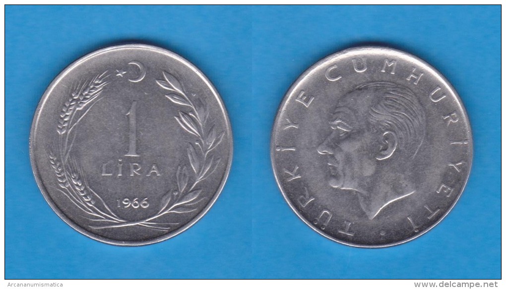 TURQUIA   1  LIRA   1.966   Acero  KM#889a.1   MBC/VF   DL-10.978 - Türkei