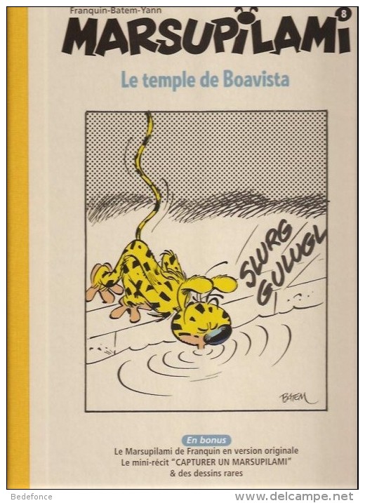 Marsupilami - 8 - Le Temple De Boavista - Franquin Batem Et Greg - Dos Toilé - éditions Le Soir - 2012 - Neuf - Marsupilami