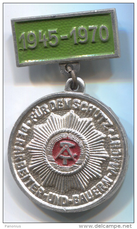 East Germany (DDR),medal For The Protection, 1970. - RDA