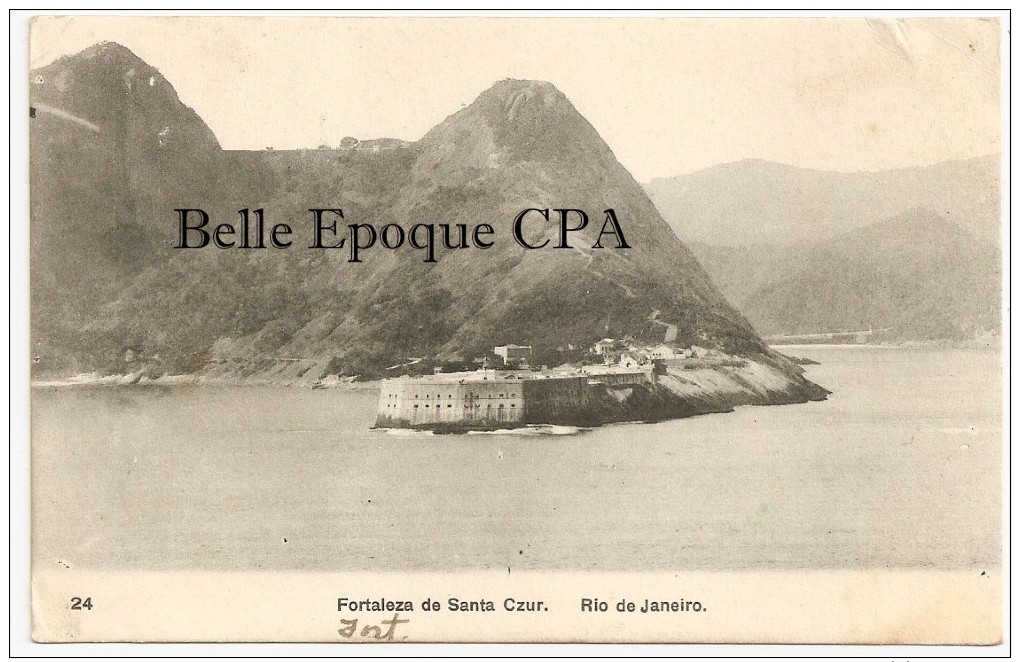 Brésil / BRASIL - RIO De JANEIRO - Fortaleza De Santa Cruz ++++ To WORCESTER, Massachusetts, USA, 1906 - Altri & Non Classificati