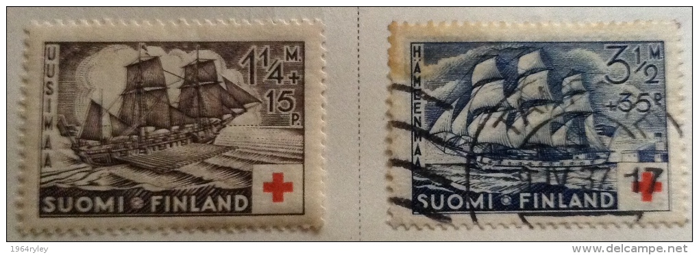 Finland 1937 Mi 199/201 - Used Stamps