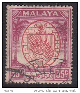 35c Negri Sembilan Used 1949,  Definitive, Malaya, - Negri Sembilan