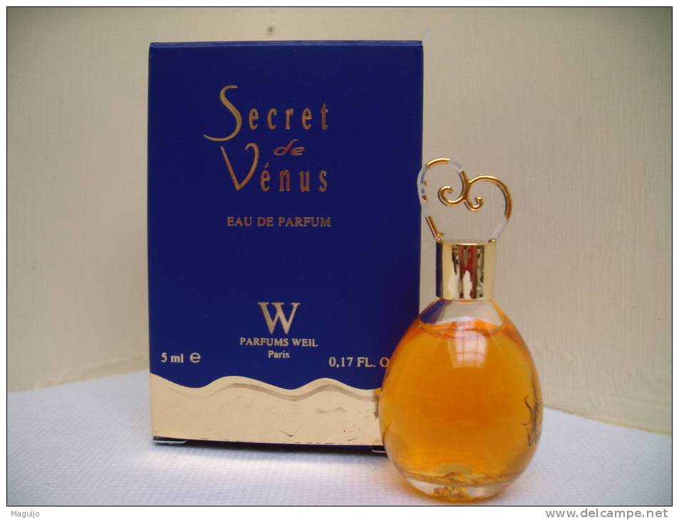 WEIL " SECRET DE VENUS" MINI EDP 5 ML - Miniatures Femmes (avec Boite)