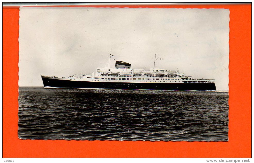 Bateaux - "Flandre "compagnie Générale Transatlantique - Ligne Le Havre -Southampton- New York - Ferries