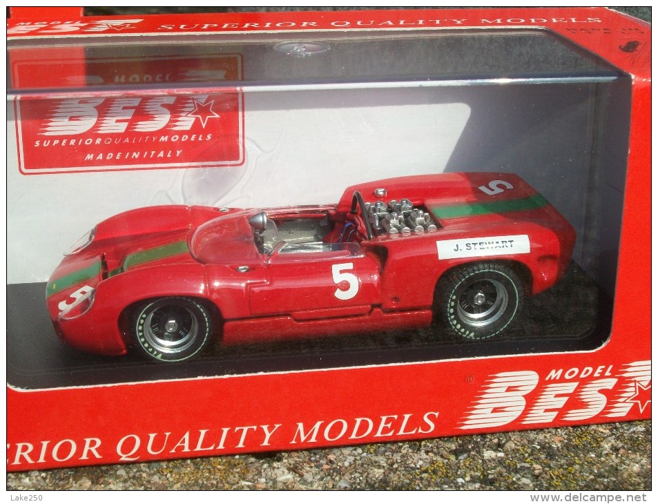 BEST MODEL - 9178 - LOLA T 70 SPIDER BRANDS-HATCH 1965 J.STEWART Scala 1/43 - Best Model