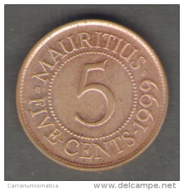 MAURITIUS 5 CENTS 1999 - Mauritius