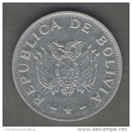 BOLIVIA 50 CENTAVOS 1987 - Bolivie