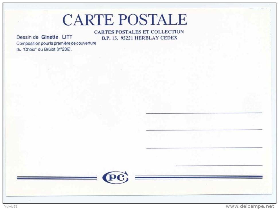 Carte Postale Collection  CPC Ginette Litt Choix Du Brulot - Autres & Non Classés