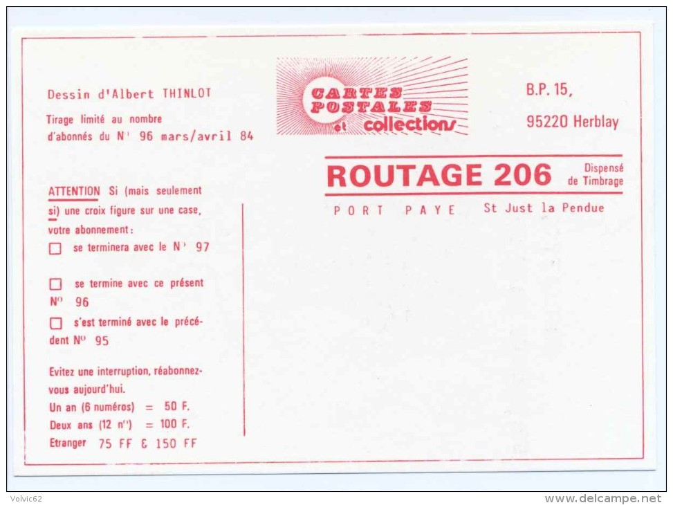 Carte Postale Collection CPC Albert Thinlot - Thinlot, Albert