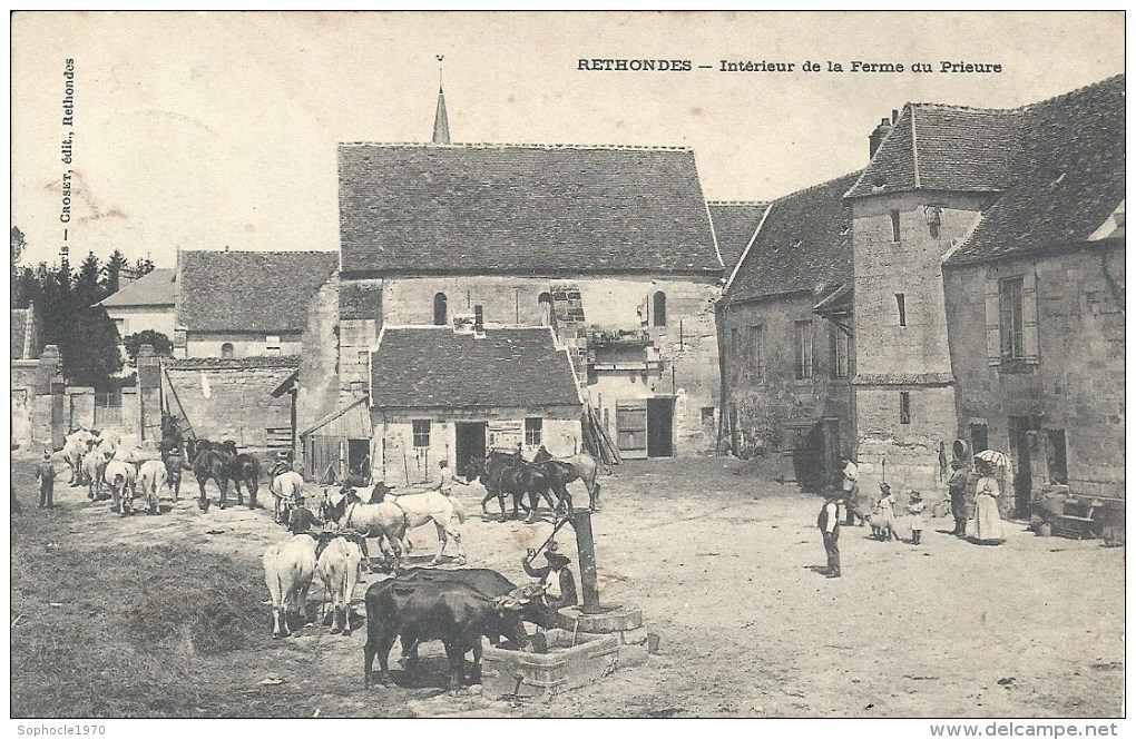 PICARDIE - 60 - OISE - RETHONDES - Intérieur De La Ferme Du Prieuré - Belle Animation - Rethondes