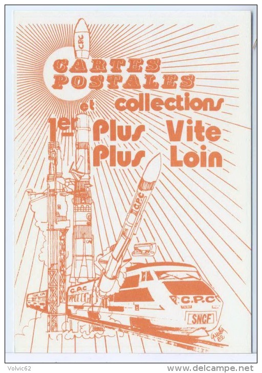 Carte Postale Collection CPC Etienne Quentin Train Sncf Fusee - Quentin