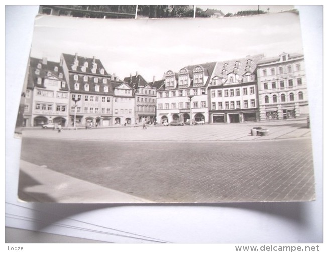 Duitsland Deutschland Ehem. DDR Sachsen Anhalt Naumburg Saale Wilhelm Pieck Platz Schöne Häuser - Naumburg (Saale)