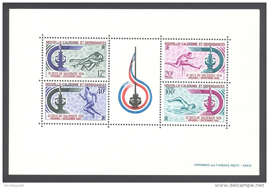 New Caledonia - 1966 Noumea (II) Block MNH__(THB-1024) - Blocks & Sheetlets