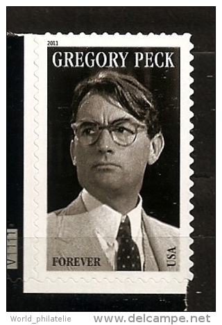 Etats-Unis D´Amérique USA 2011 N° 4360 ** Hollywood, Gregory Peck, Acteur, Cinéma, Film, Les Neiges Du Kilimandjaro - Unused Stamps