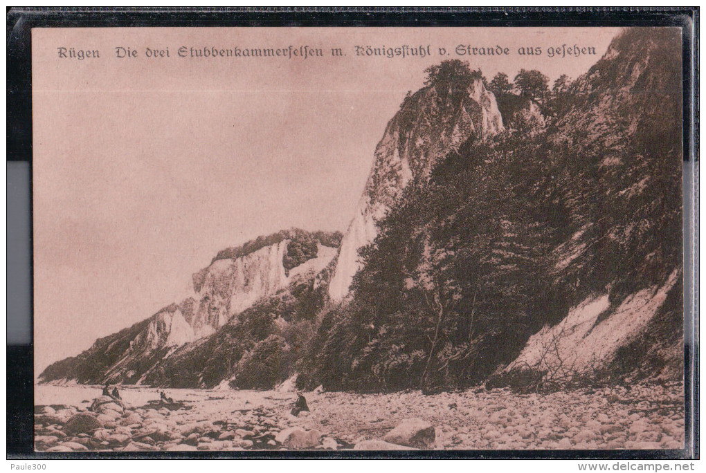 Sassnitz - Rügen - Stubbenkammer - Vom Strand Aus Gesehen - Sassnitz